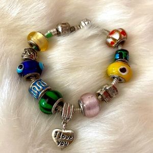 Pandora like charm bracelet